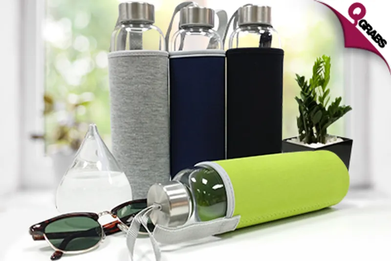 From QR39, Add Some Flavor with Infuser Bottles - Comes with a Handy Pouch in 4 Fun Colors! (Up to QR276 Value)